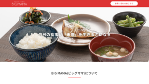 セントラルキッチン ビックママ様 ホームページ制作実績